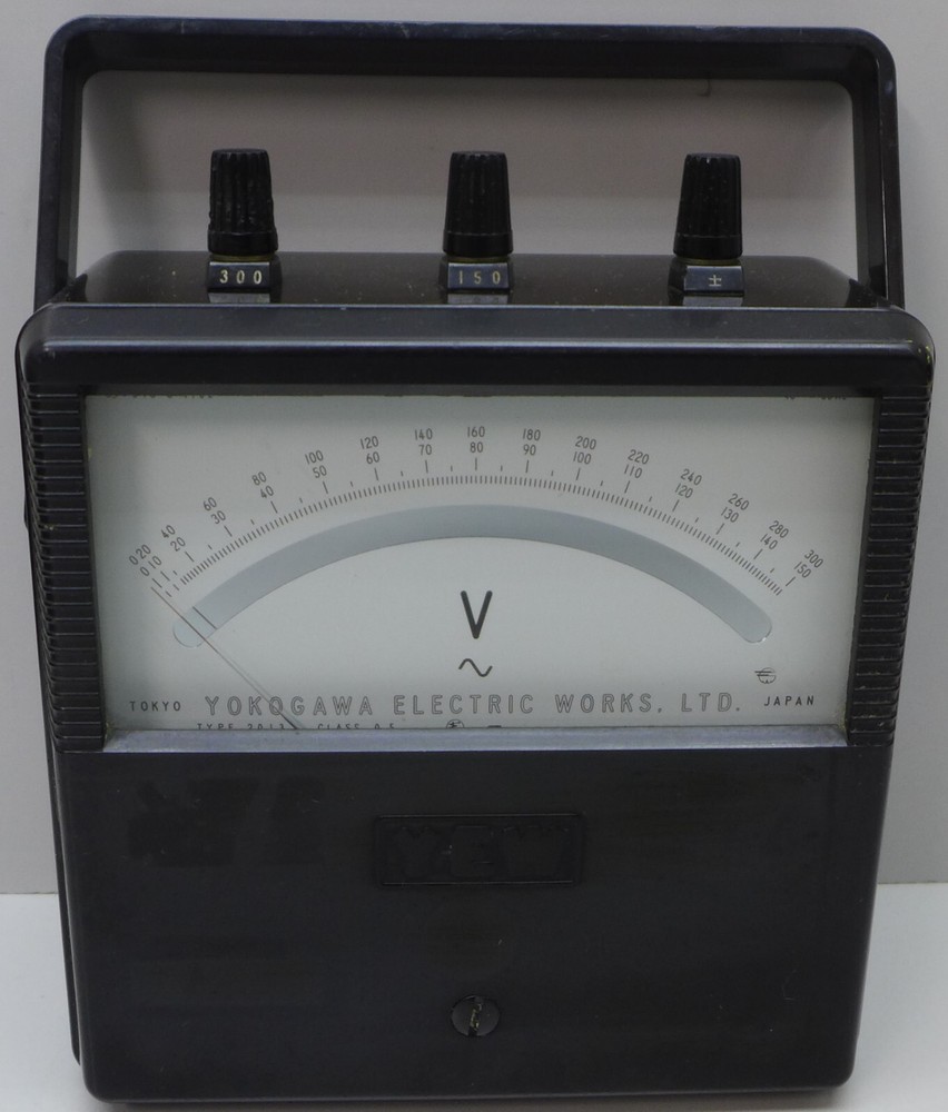 Yokogawa AC Volt Meter Model 2013 #2 Tested and Working