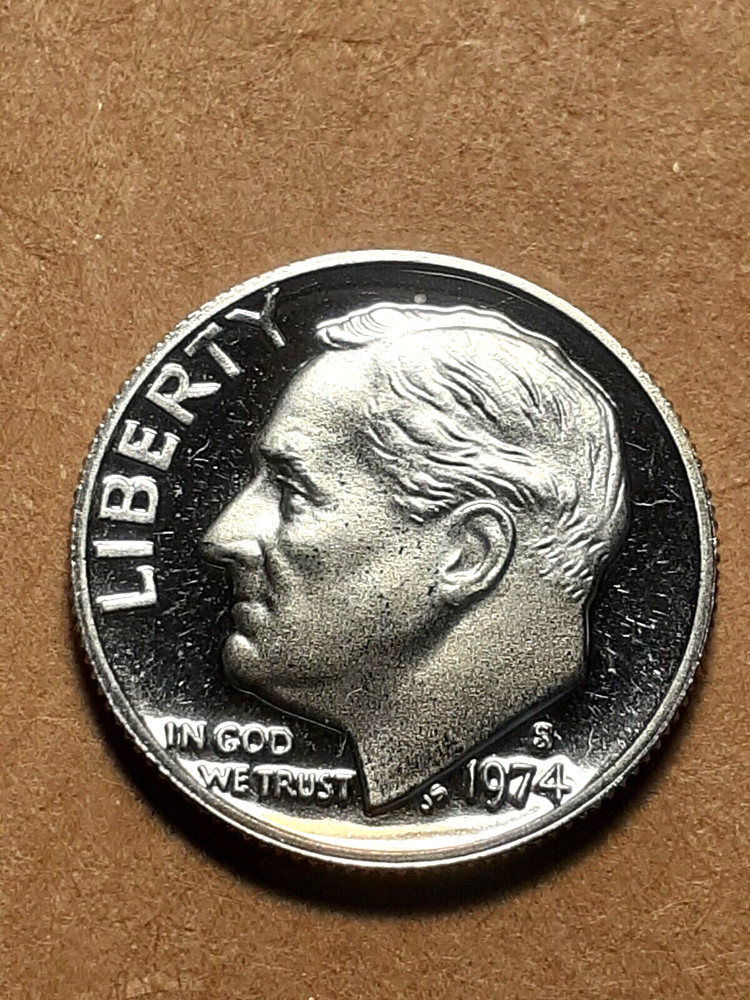 1974 S PROOF ROOSEVELT DIME