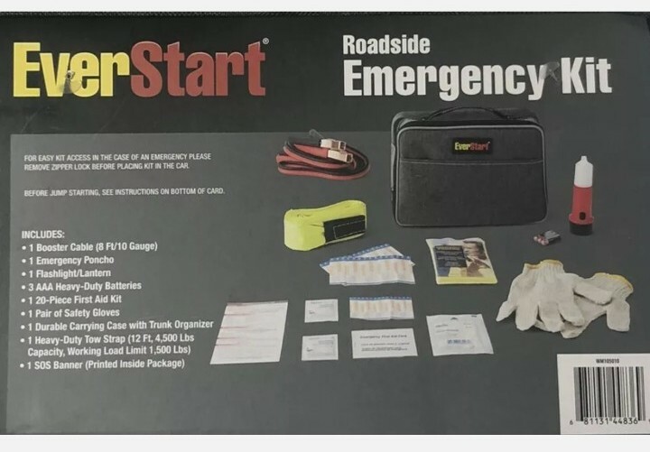 EverStart Multi Functional Emergency Kit*EVERY CAR SHOULD HAVE THIS*GREAT X-MAS*