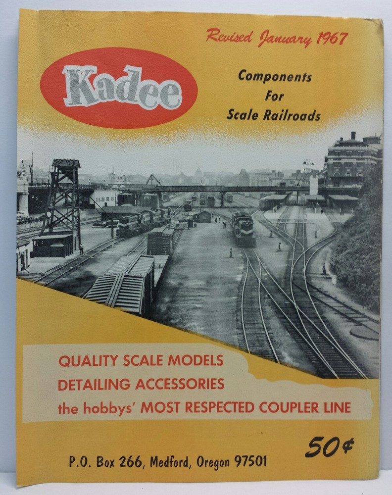 Kadee Components For Scale Railroads Model Train Catalog Pricing Part Pages 1967