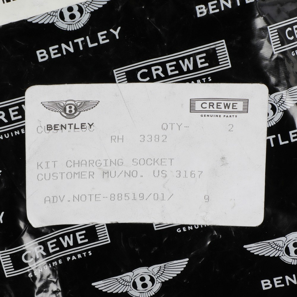 GENUINE BENTLEY Electrical Charging Socket Wiring Kit Assembly RH3382