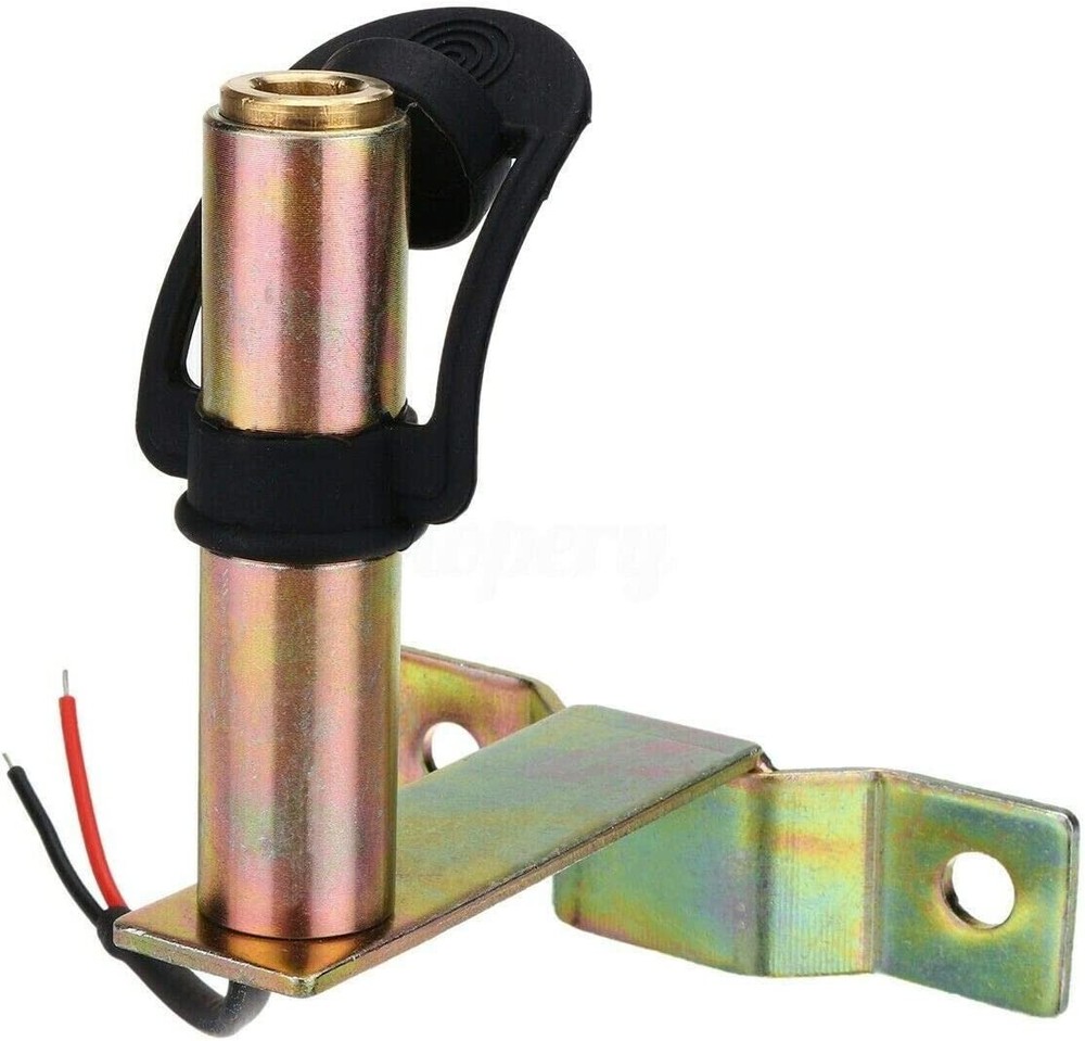 2X Led Rotating Amber Beacon Flexible Din Pole Thread Mount Warning Lights #C