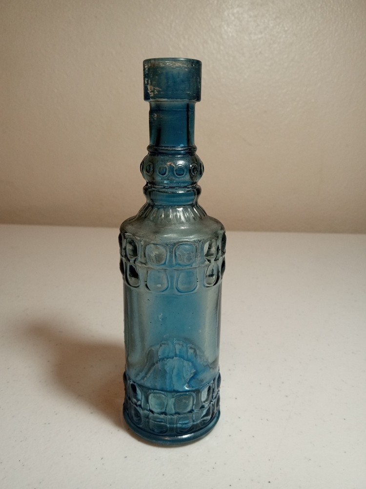 Small 6.5" Blue Bottle