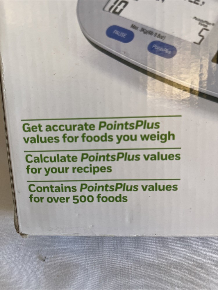 Weight Watchers Electronic Food Scale with Point Plus Values Database New