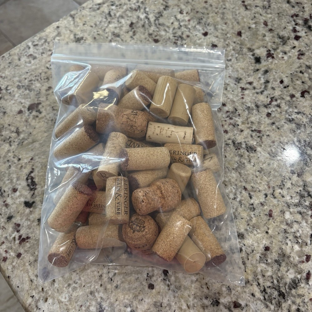 Bundle Of Wine Corks Various Sizes And Conditions