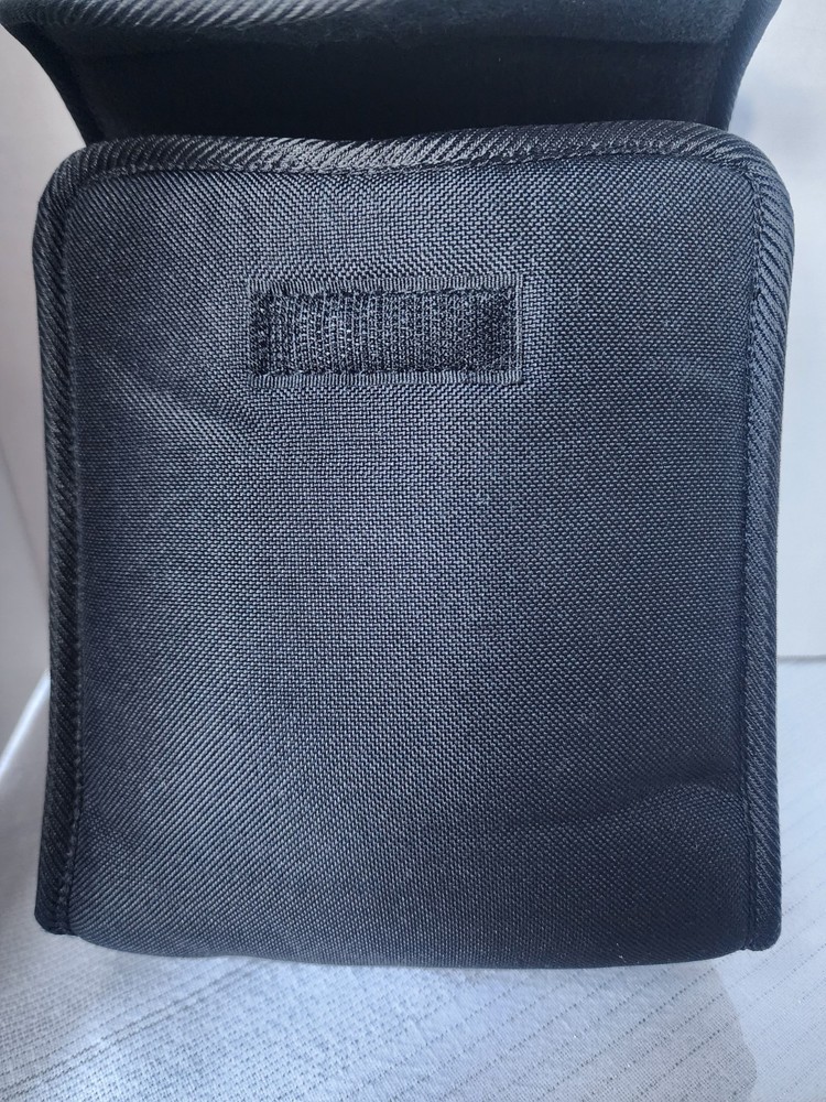 Nikon CCG Soft Black Binocular Case Hook/Loop Closure 2.5" Belt Loop 7"hx6"wx2d
