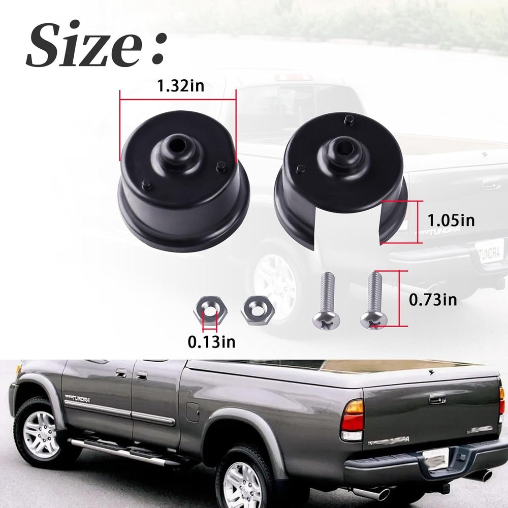 2Pcs Tailgate Hinge Bushing Tail Gate Set For Toyota Tundra 2000-2006 Tailgate