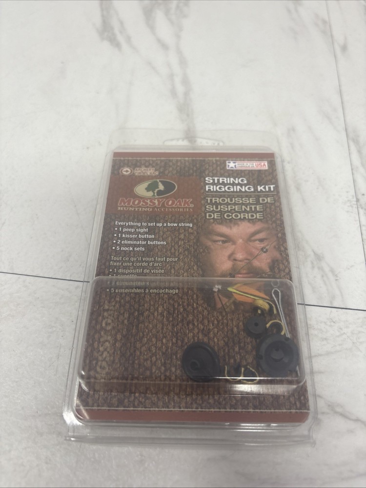Mossy Oak String Rigging Kit! "Everything needed to set up a bowstring" Made USA