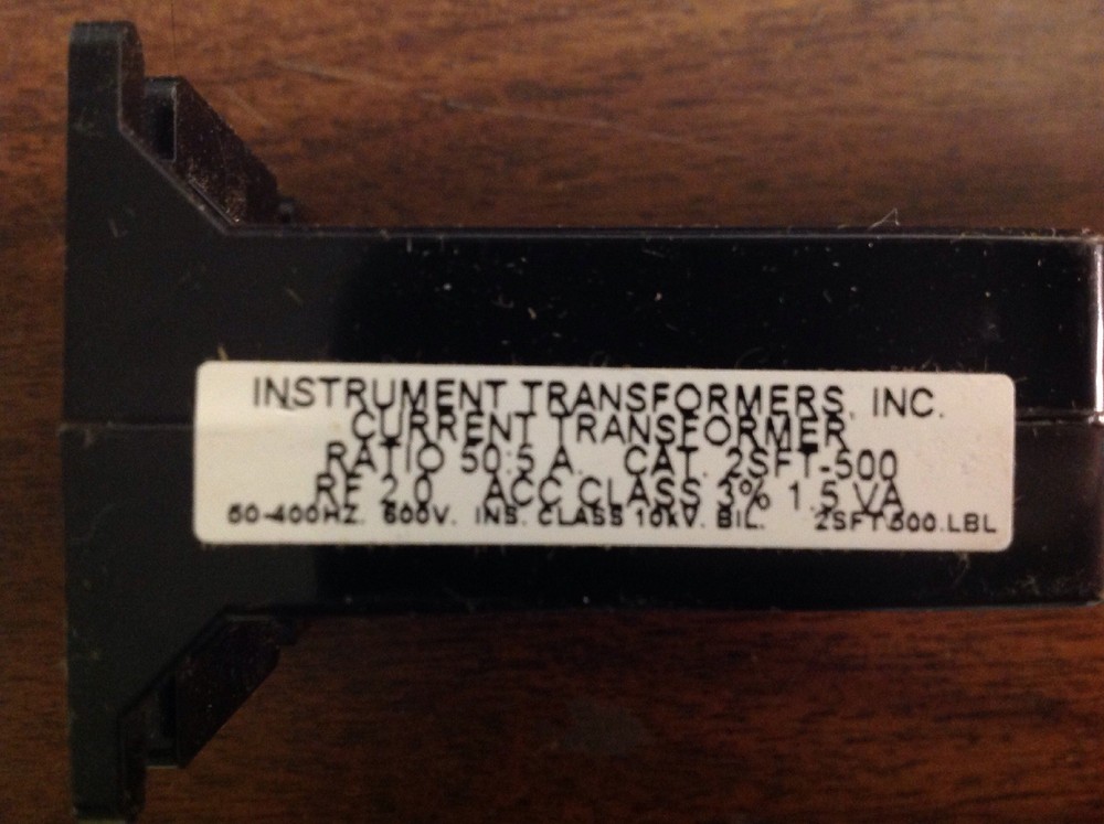Insturment Transformer Co Current Transformer 2SFT-500