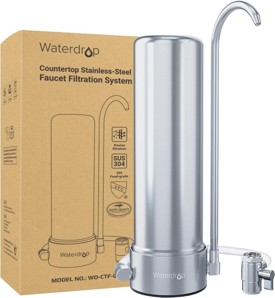 Waterdrop refurbished countertop water filter for sink,8000Gallons(with1 Filter)