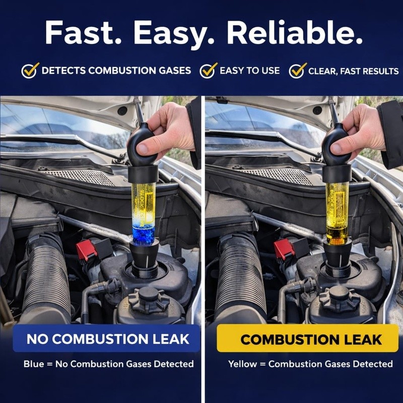 Complete Combustion Leak Test Kit Easy Indicator Engine Compatibility Tool New
