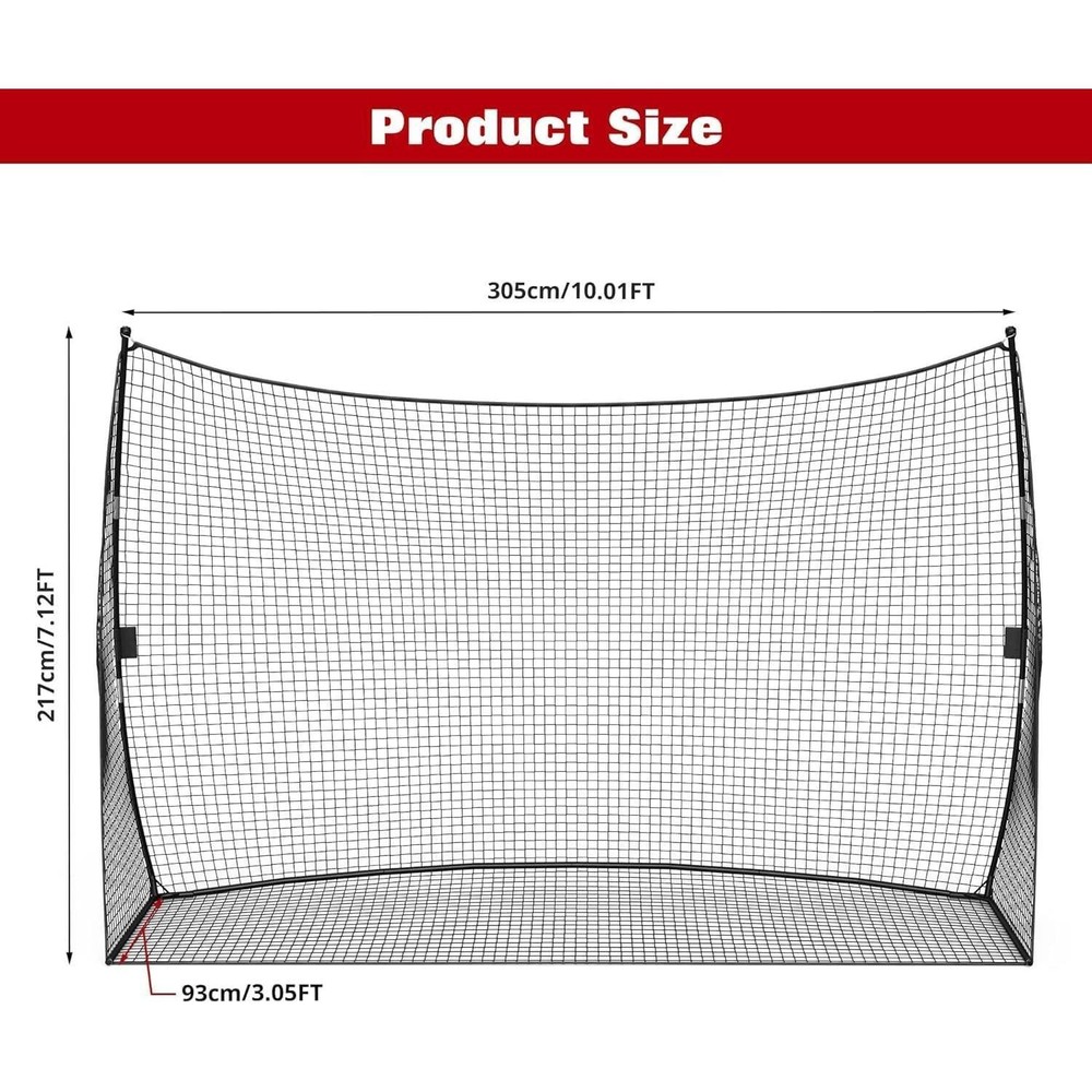 Golf Practice Net 10x7 FT, Golf Hitting Nets for Backyard, Includes Carry Bag