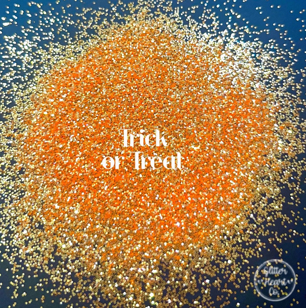 Premium Polyester Glitter - Orange Metallic