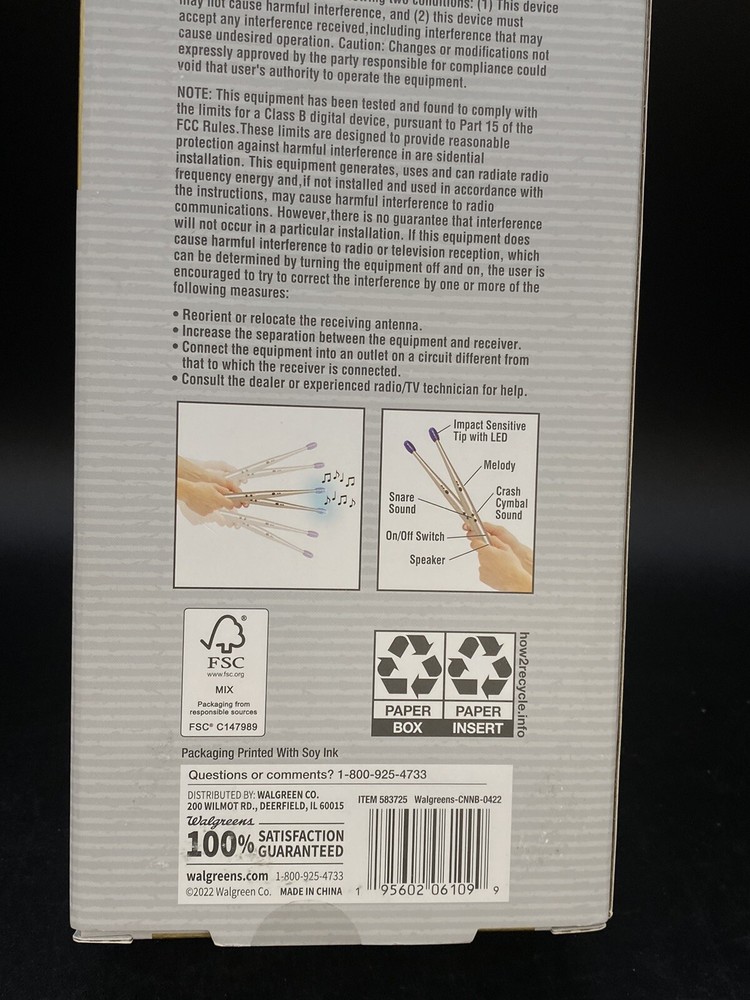 Modern Expressions Airsticks Three Unique Drum Modes NEW