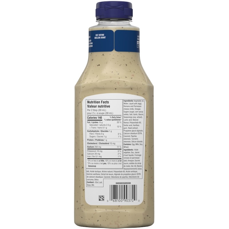 2-Pack Kraft Bacon Caesar Salad Dressing