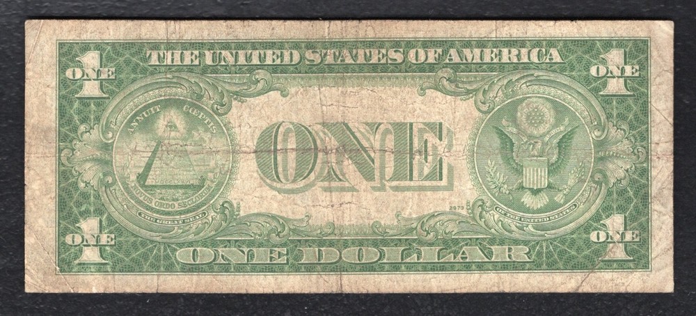 FR. 1610 1935-A $1 ONE DOLLAR SILVER CERTIFICATE CURRENCY NOTE “EXPERIMENTAL S”