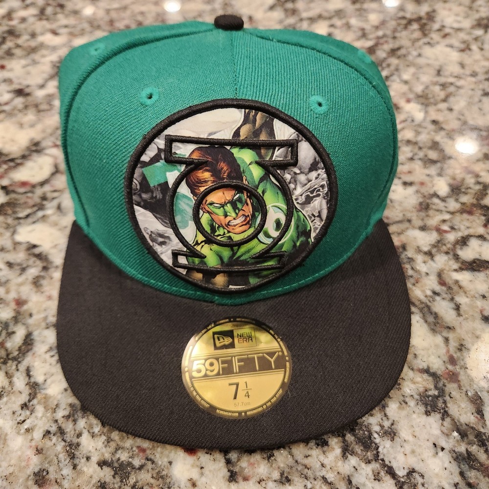 DC GREEN LANTERN COMICS HAT NEW ERA FITTED 7 1/4