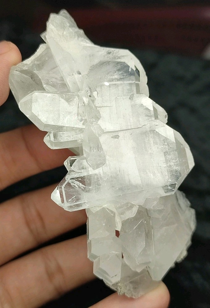 Faden Quartz Transparent Crystal With Good Luster & Nice Termination-Pak.