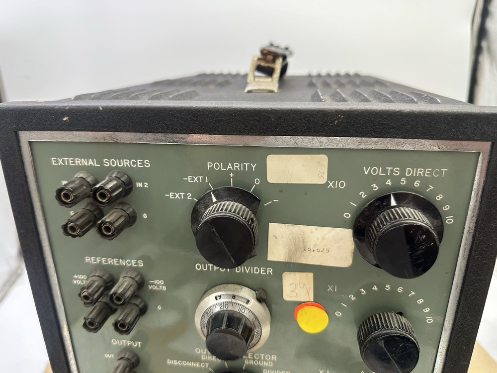 Epsco Secondary Standard Voltage Reference Source Model VR-607 Untested*