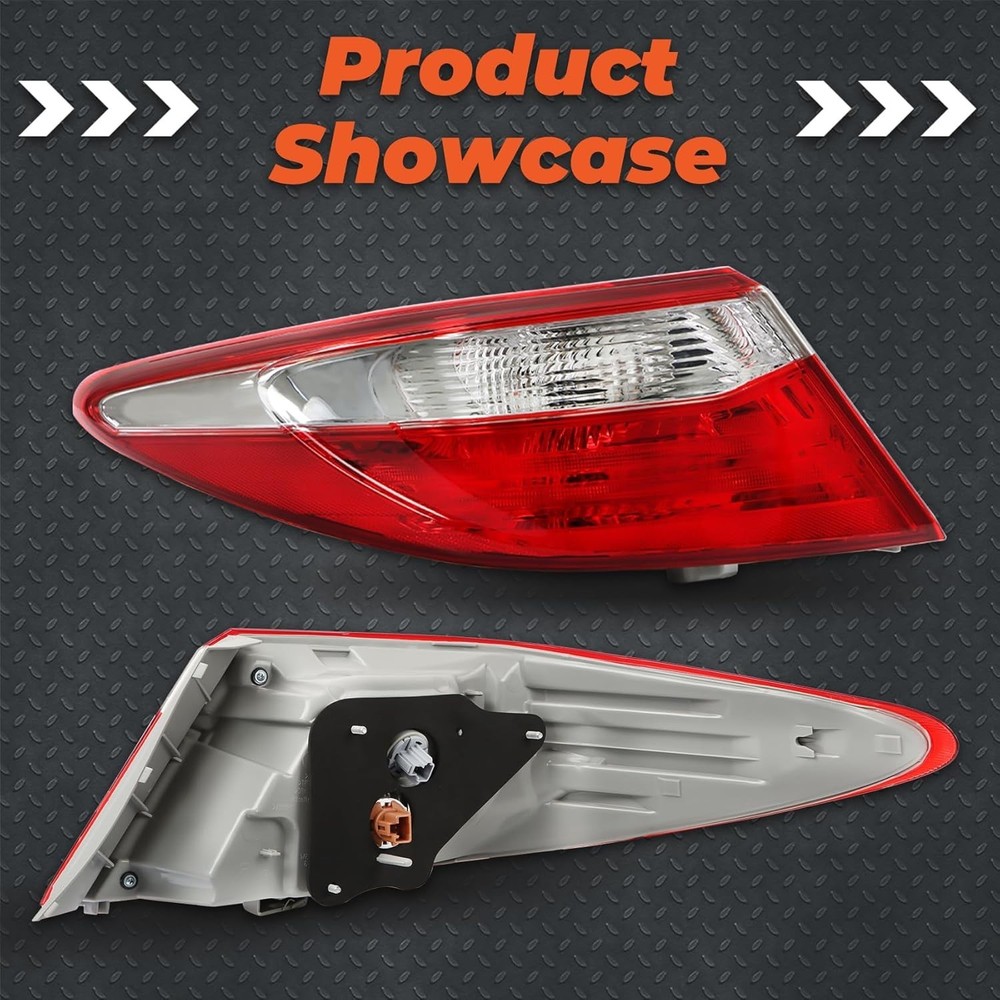 Left Driver Side Tail Light Replacement for 2015 2016 2017 Toyota Camry Outer Re