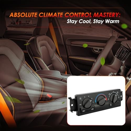 599-266 Front Climate Control Module (NO Rear Windshield NO Rear Defogging