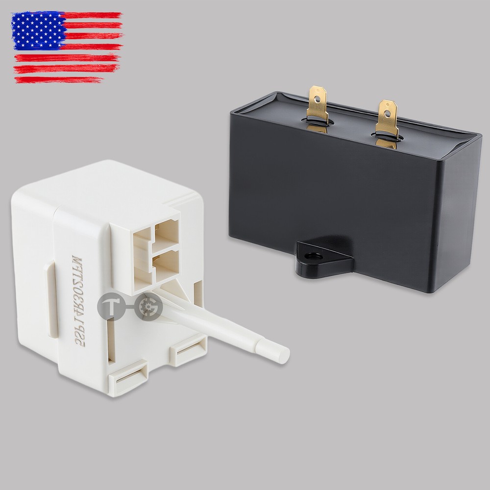 Refrigerator Compressor Start Relay Overload Capacitor For Whirlpool W10613606