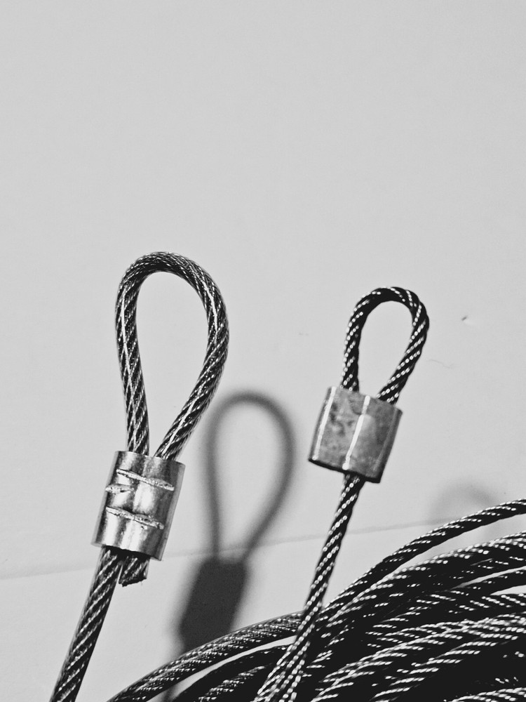 Coated Home Depot 12 ft foot Skeleton Part U Replacement Tether Cable Guy Wire