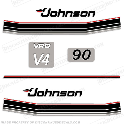 Fits Johnson 1985 90hp VRO Decals