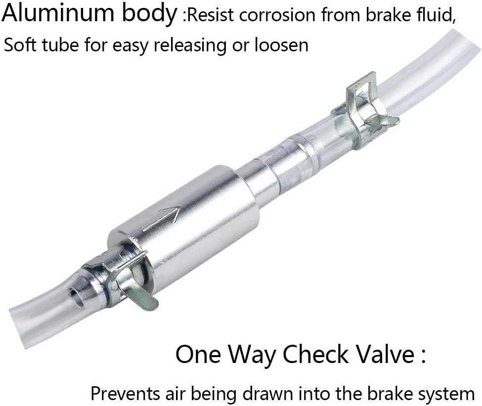 Efficient Motorcycle Brake Bleeder Hose with Check Valve – Lightweight & Durable