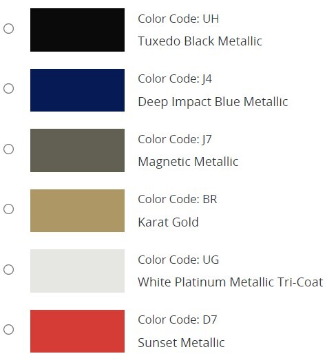 Genuine Ford OEM Touch-Up Paint - OEM Color and Quantity Selection