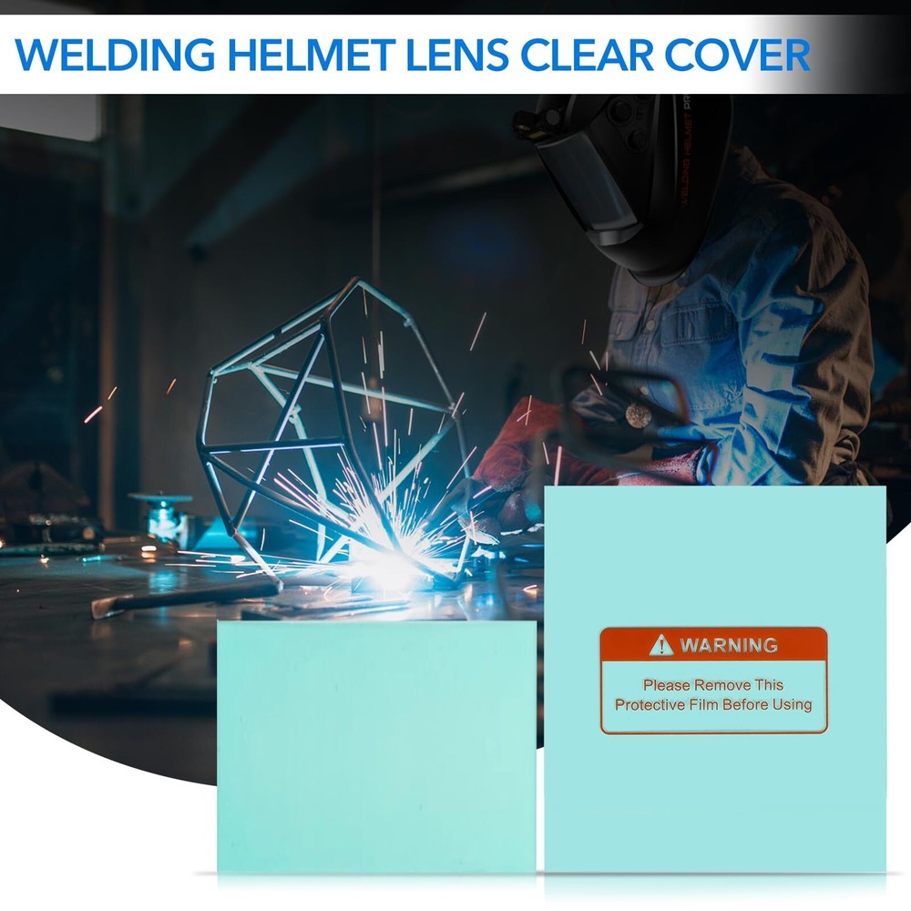 TRQWH Welding Helmet Lens 10 PCS 6 Outer 4 Inner Replaceable Protective Covers