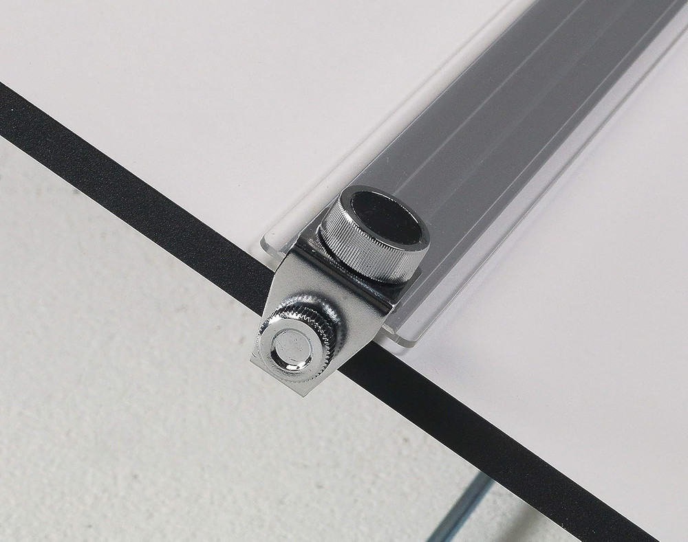 20" X 26" Pro-Draft Deluxe Adjustable Angle Parallel Drawing Board, White Melami