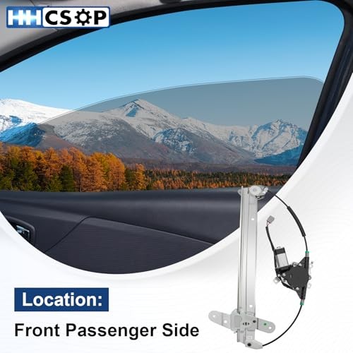 Front Right Passenger Side Power Window Regulator with Front Passenger Side