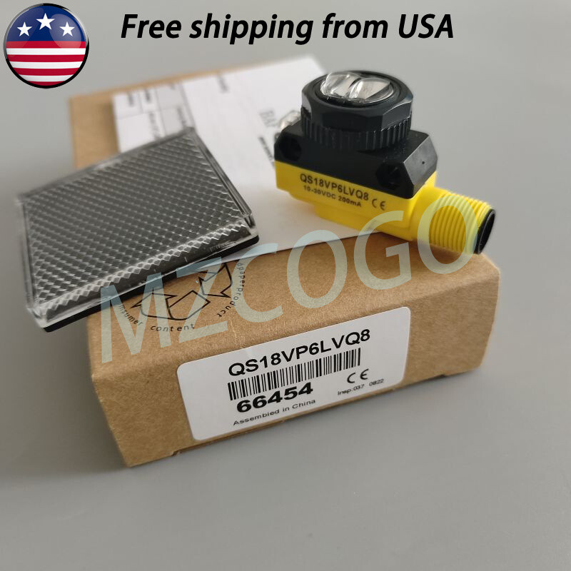 NEW For BANNER ENGINEERING QS18VP6LVQ8 Photoelectric Sensor Switch