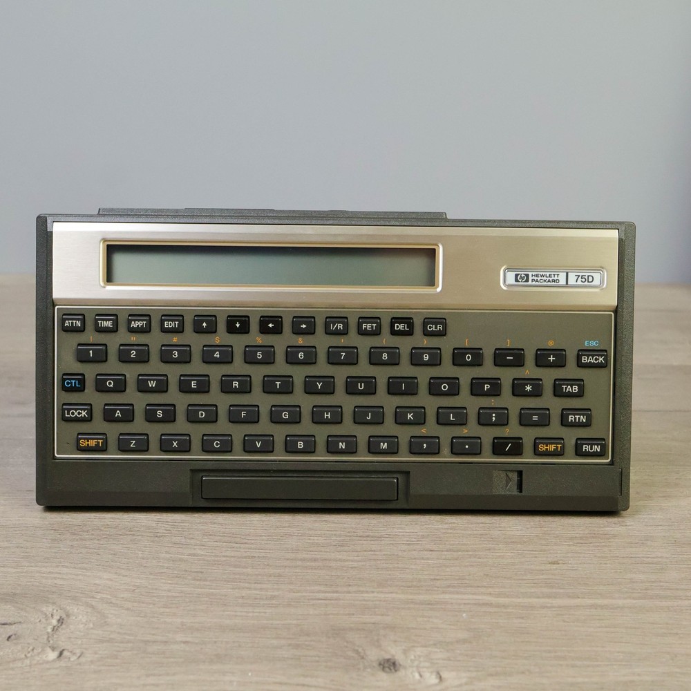 HP-75D Handheld Computer VTG Hewlett Packard EXCELLENT In Box Complete Bundle