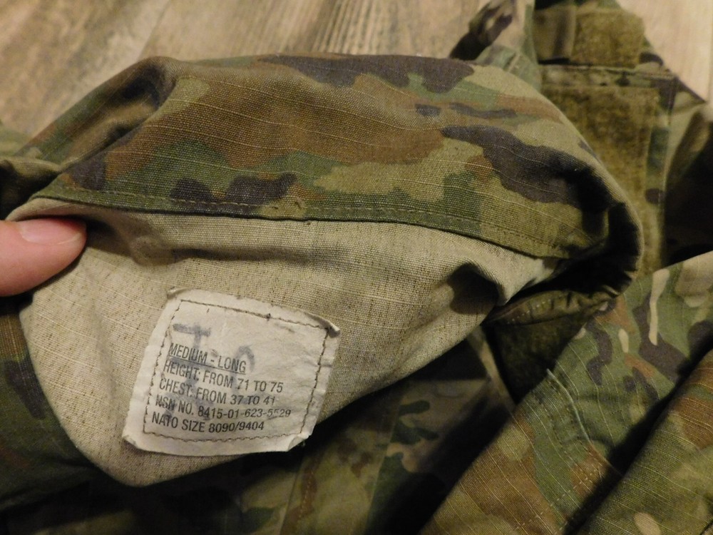 US ARMY OCP COAT SZ MEDIUM - LONG