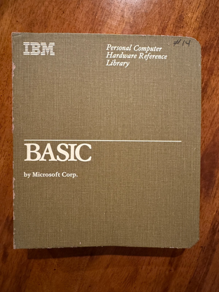 IBM PCjr BASIC Personal Computer HARDWARE REFERENCE LIBRARY, BASIC PC 6024101