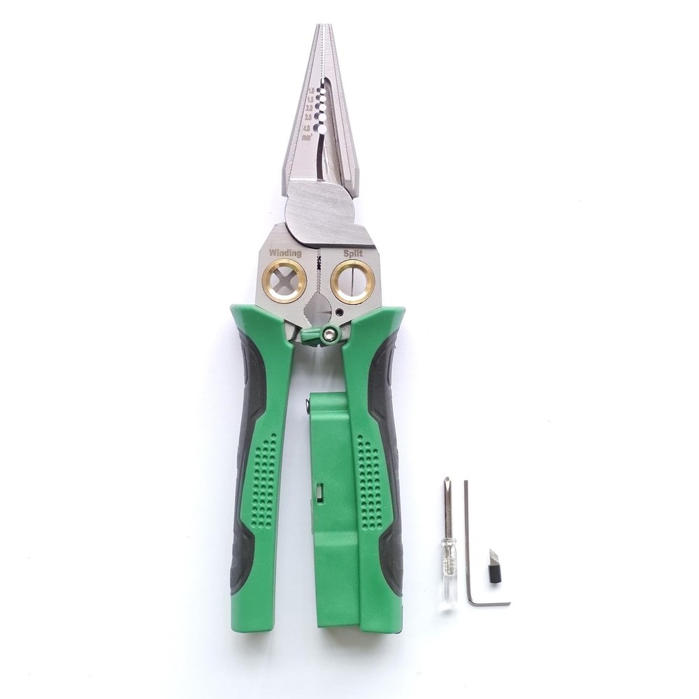 8 in 1 Electrical Wire Stripper With Voltage Tester Multi-function Wire Plier...