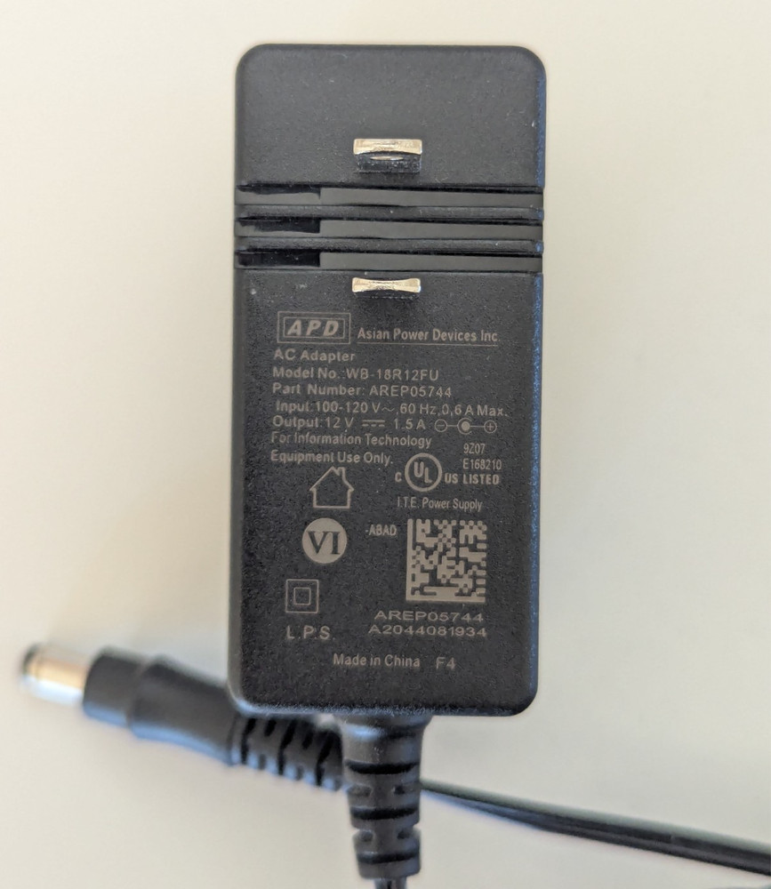 Arris Surfboard SBG10 Power Adapter Cable ONLY