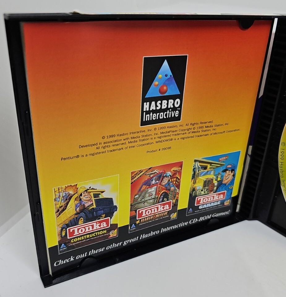 Tonka Raceway CD-ROM PC Computer Windows 95/98 Game Hasbro Interactive 1999