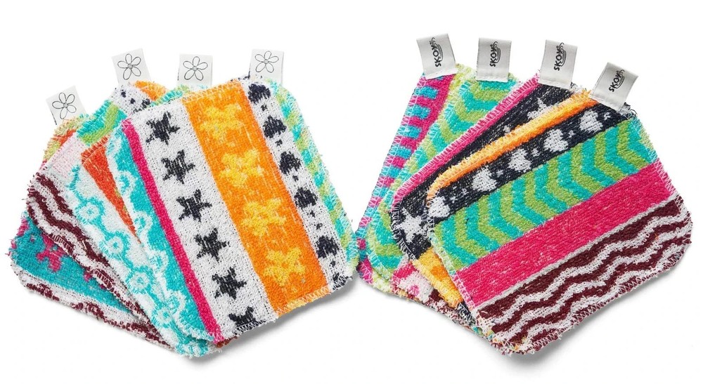Scrub, 8-Pack Reusable, Non-Scratching Dish Scrubber 8-Pack, Assorted