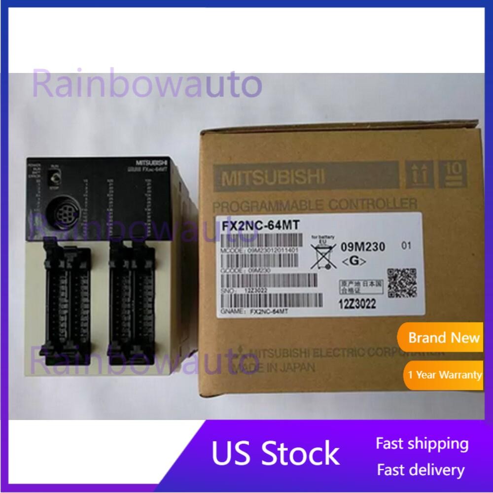 New Mitsubishi FX2NC-64MT PLC Programmable Controller Expedited Shipping One