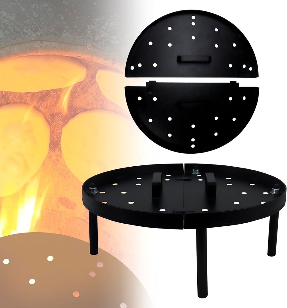 FEBTECH 20" Mild Steel Thick Baffle Plate with Detachable Legs