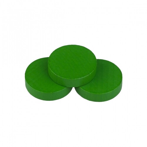 Vitre - Saturne - 35x7mm - Vert