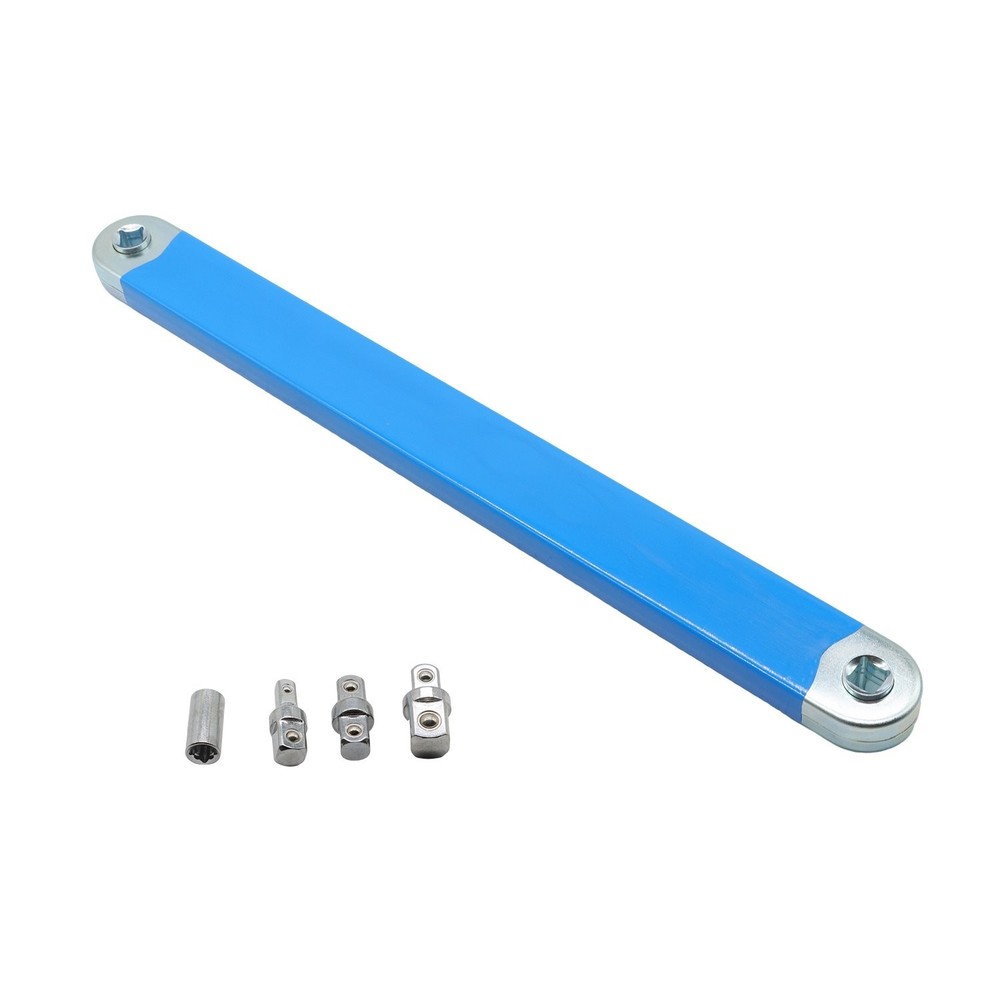 Socket Ratchet Spanner Extender with Adapters Offset Extension Wrench Set 3/8"