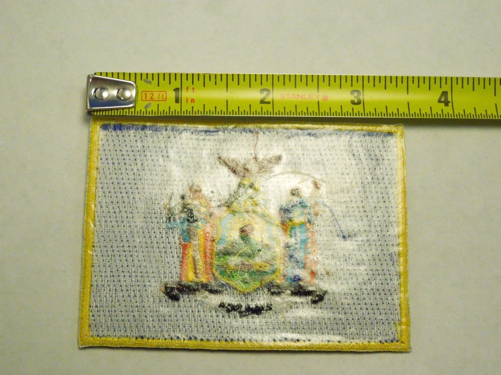 New York State Flag Seal Embroidered Iron On Patch