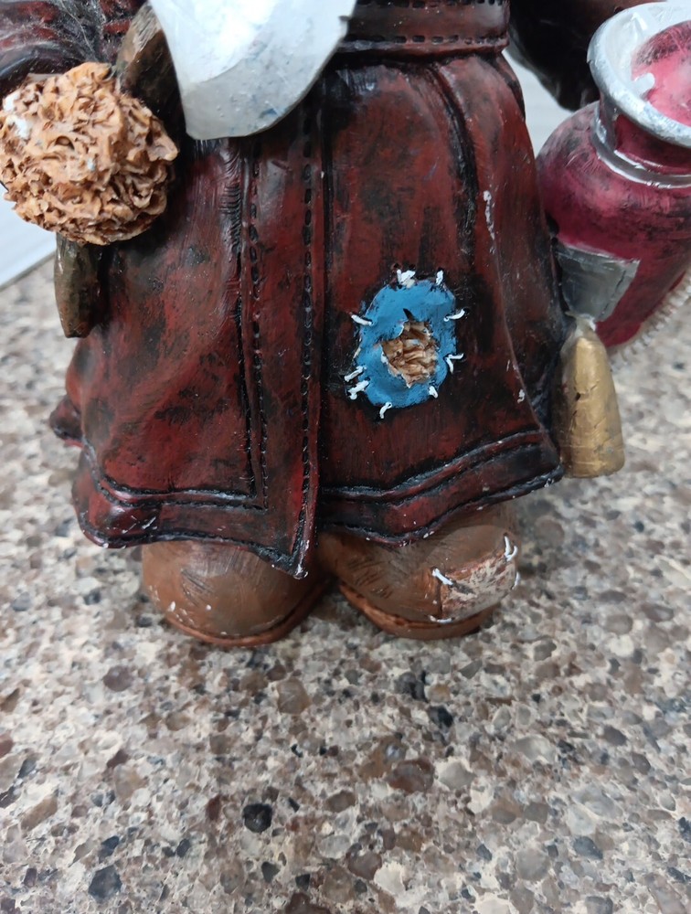 Fire Fighter Bear Decor 11 Inches Tall
