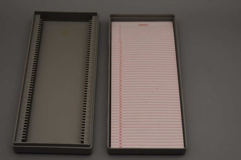 Microscope Slide case box contain 50 Slide
