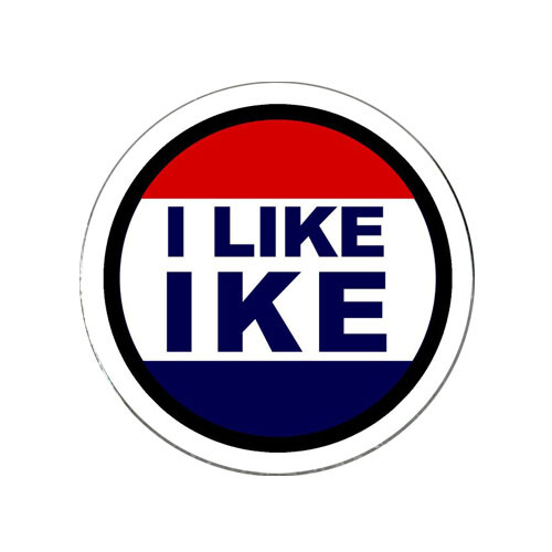 I Like Ike Eisenhower Golf Ball Marker + Switchblade Divot Tool