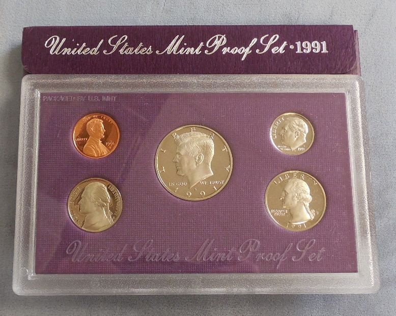 1991 United States Proof Set Original Box